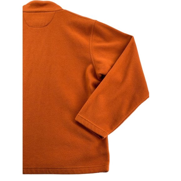 DUCK HEAD Shirt Men's Long Sleeve 1/4 Zip Sweatshirt Orange Size Extra Large - Picture 2 of 12